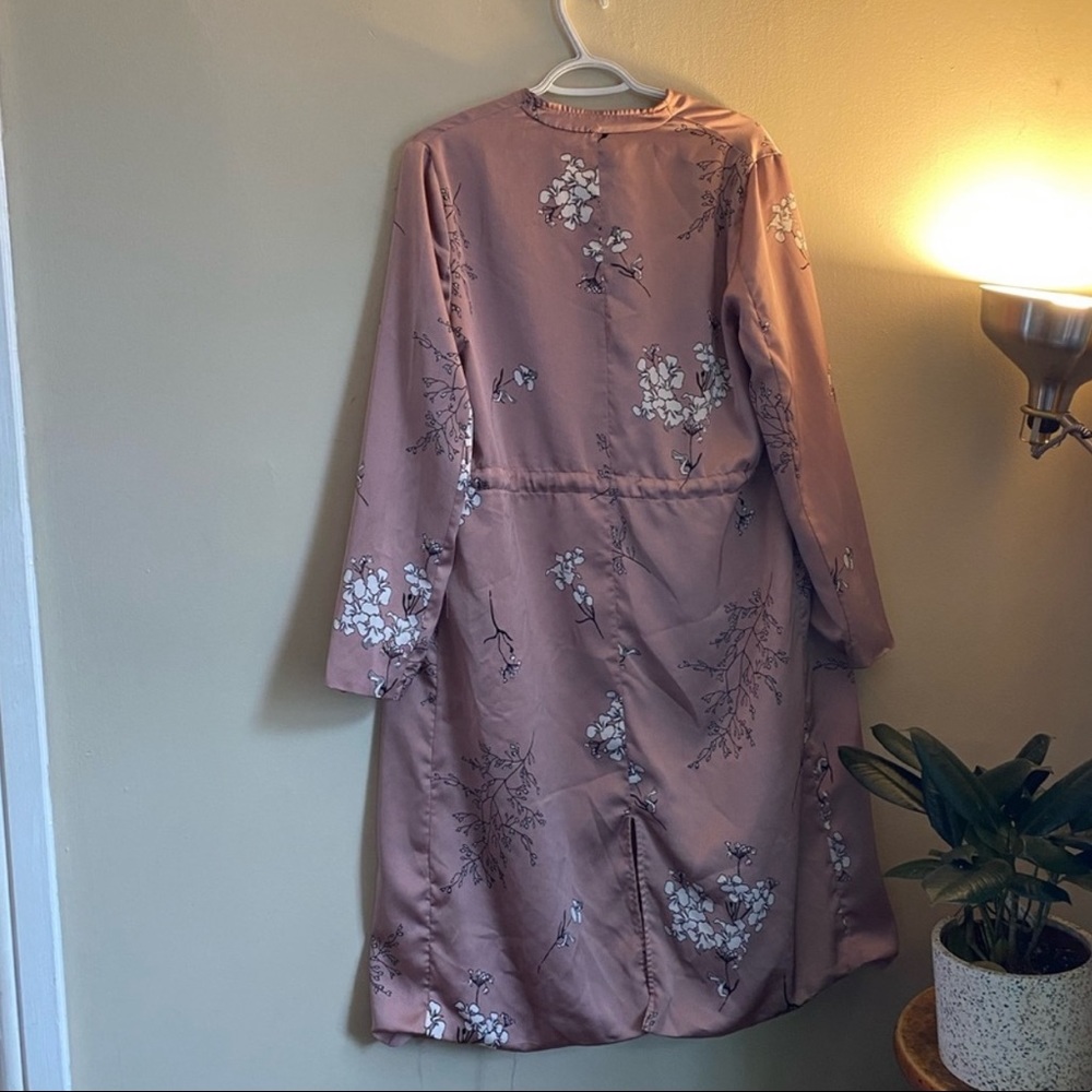 Purple tone silk style kimono - Picture 3 of 3